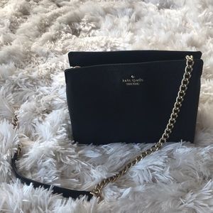 Black and gold accent Kate Spade purse